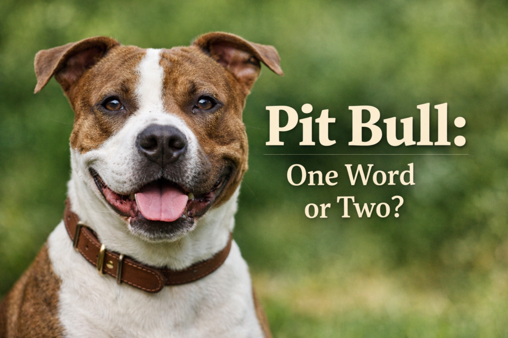 Is Pit Bull One Word Or Two